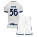 Maillot de foot Inter Milan Matteo Darmian #36 Extérieur vêtements enfant 2024-25 Manches Courtes (+ pantalon court)